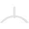 Ekena Millwork Archdale Architectural Grade PVC Gable Bracket, 60"W x 35"H x 2"D x 4"F, 14/12 Pitch GBP060X35X0204ARC00 - alternate 3